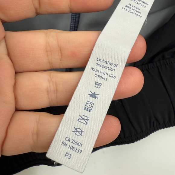 Lululemon Pants Women 10 Blue 7/8Length Pull On Elastic Drawstring Waist Stretch - Picture 7 of 12